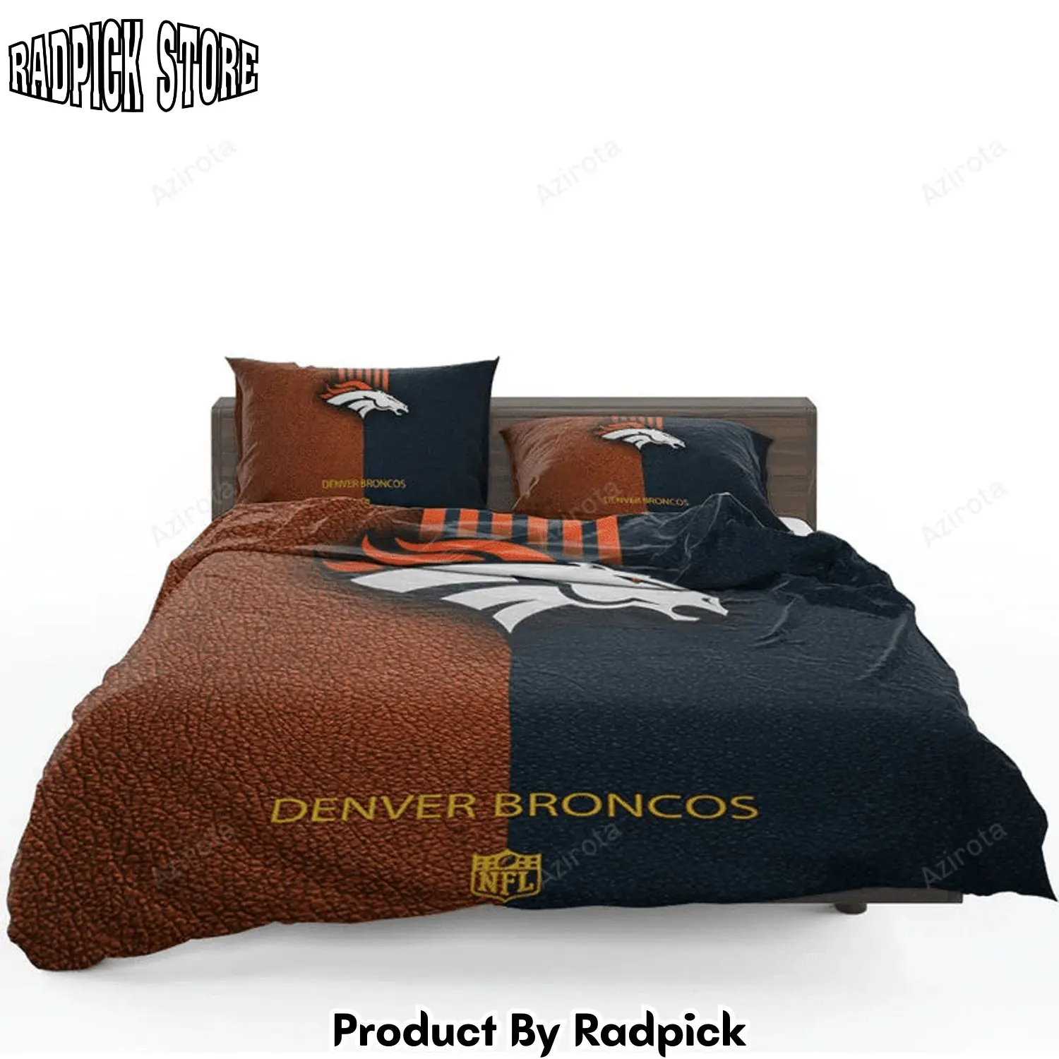 Radpick ultimate winning denver broncos club bedding set rp327605